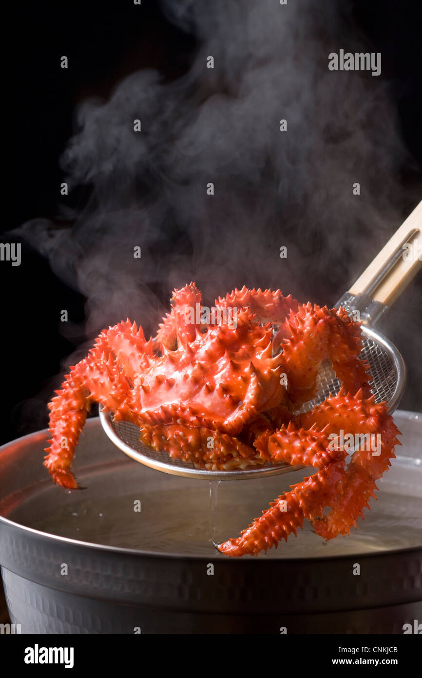 Boiled Hanasaki Crab Stock Photo Alamy