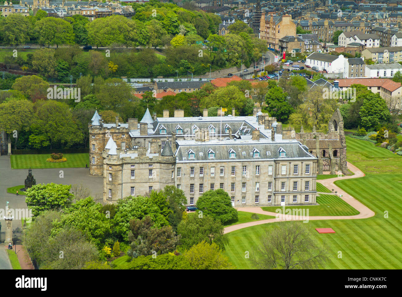 Holyrood Palace Aerial High Resolution Stock Photography and Images Alamy