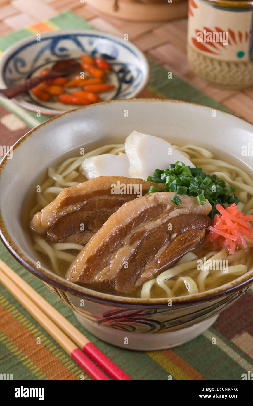 Okinawa Soba Stock Photo Alamy