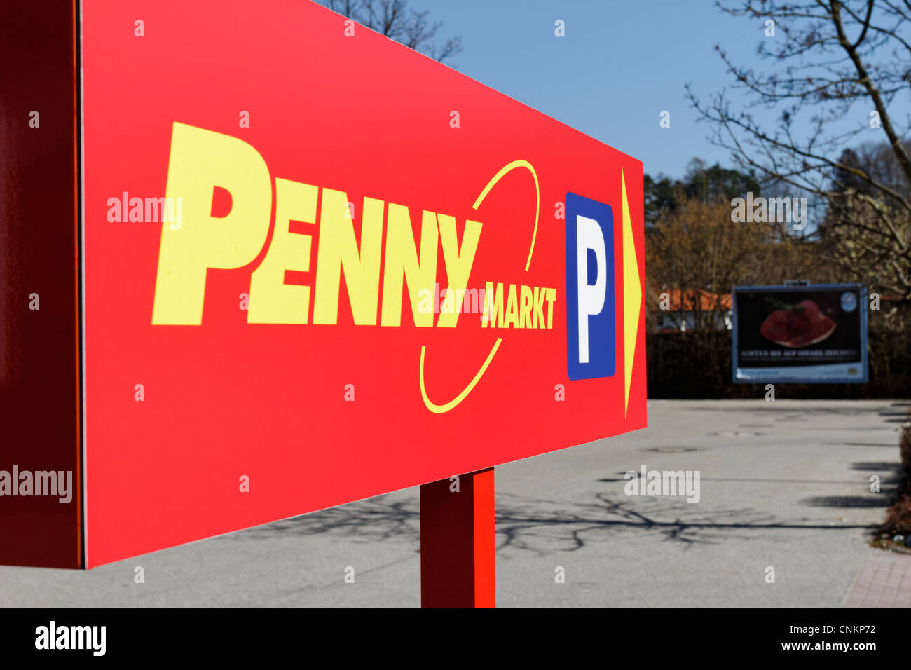 Penny Markt, Super Market car park sign, Prien Upper Bavaria Germany Stock  Photo - Alamy