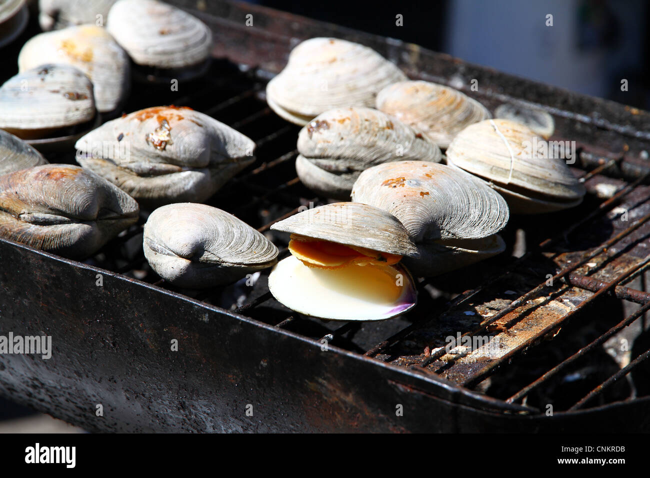 Shellfish grill hi-res stock photography and images - Alamy