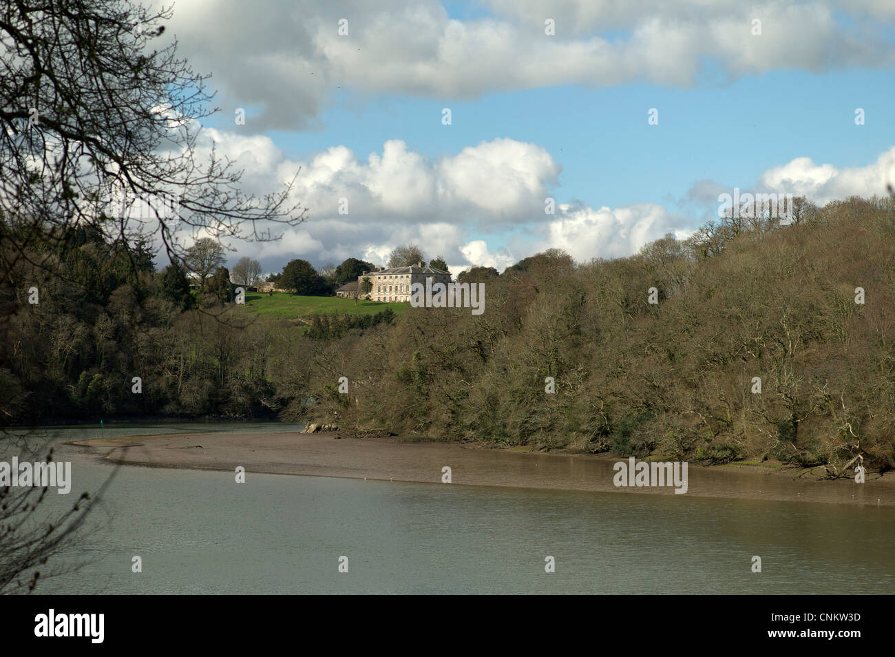 Sharpham House, River Dart, Devon, UK Stock Photo Alamy