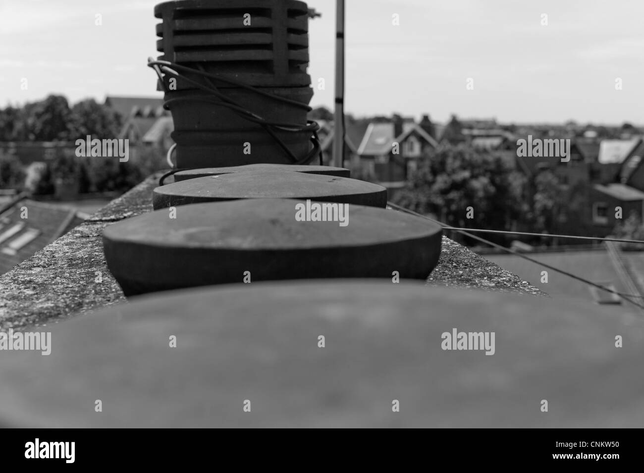 Rooftop view in Balham, South London Stock Photo - Alamy