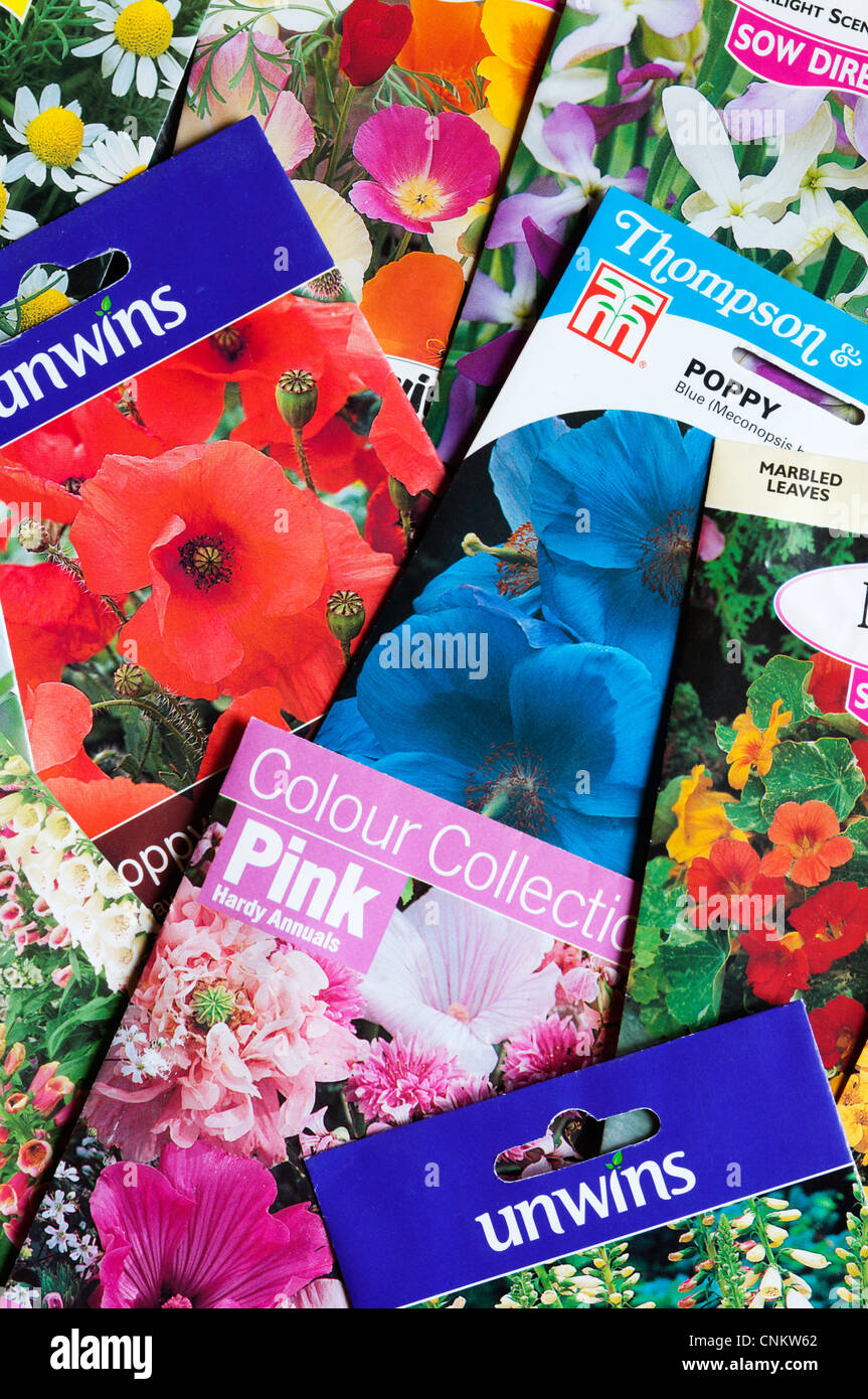 Flower seeds packet hi-res stock photography and images - Alamy