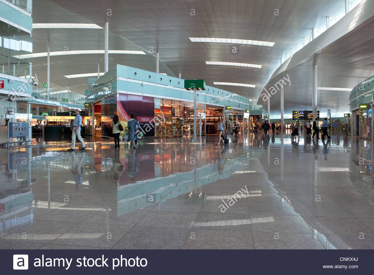 Terminal 1 at Barcelona Airport, Spain Stock Photo 47766114 Alamy