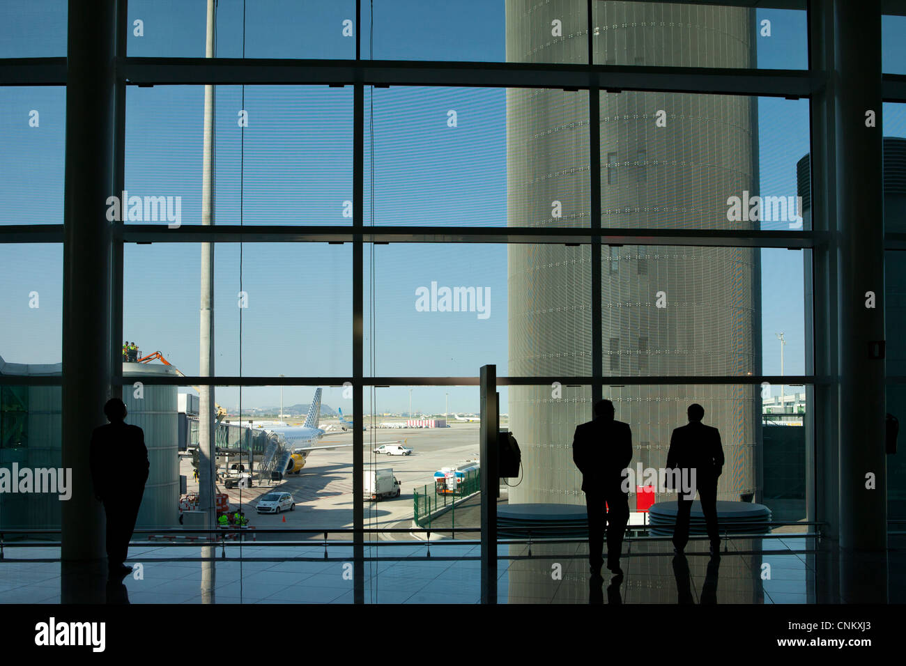 Terminal 1 at Barcelona Airport, Spain Stock Photo Alamy