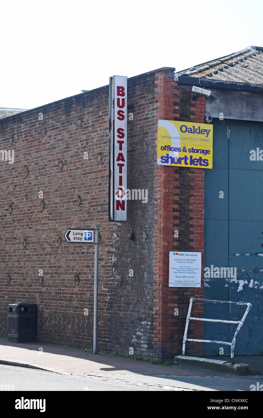 Lewes Town Centre East Sussex UK The Bus Station offices and storage