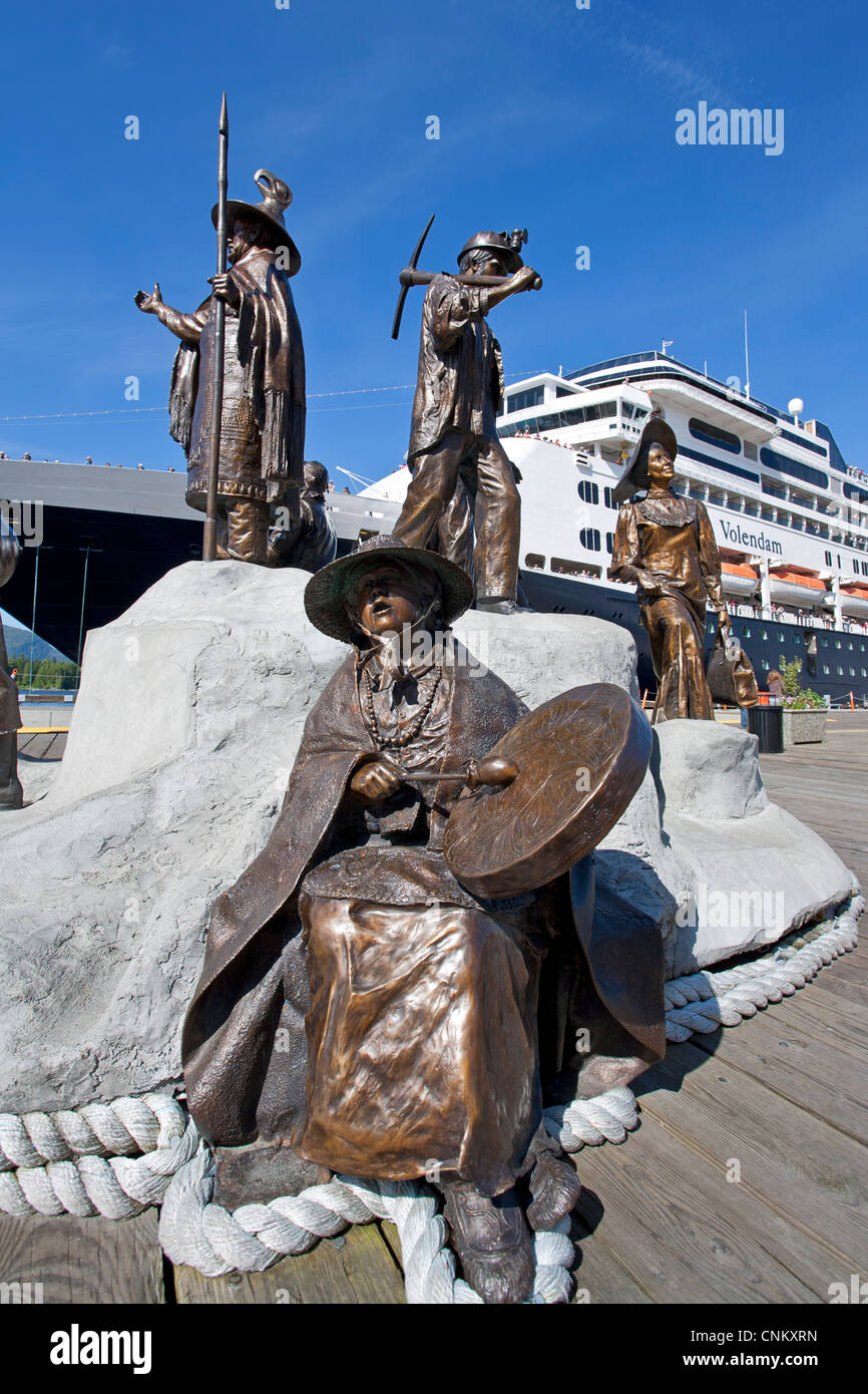 Monument to the pioneers titled “The Rock” 2010 by artist David Rubin