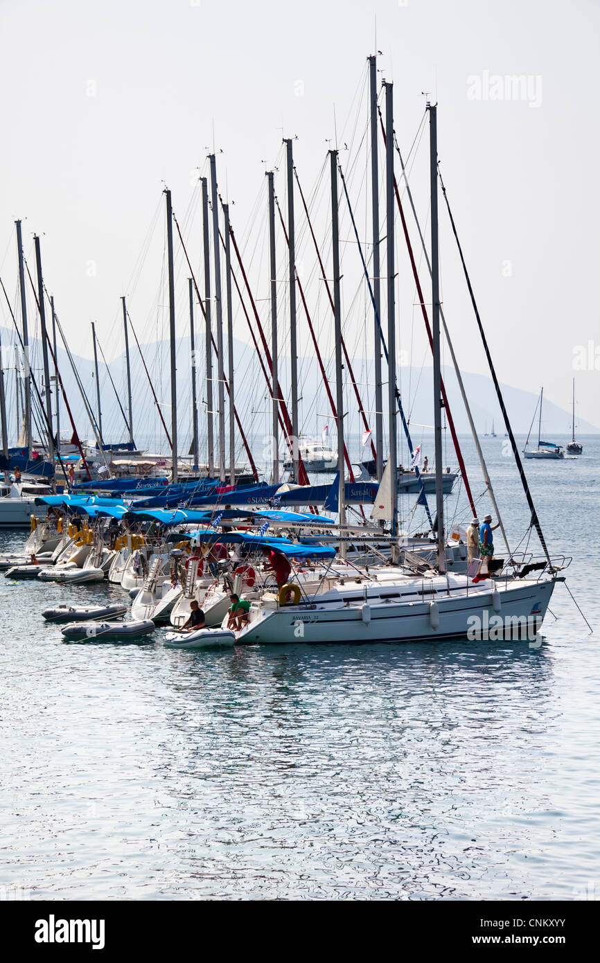 Flotilla sailing greece hires stock photography and images Alamy