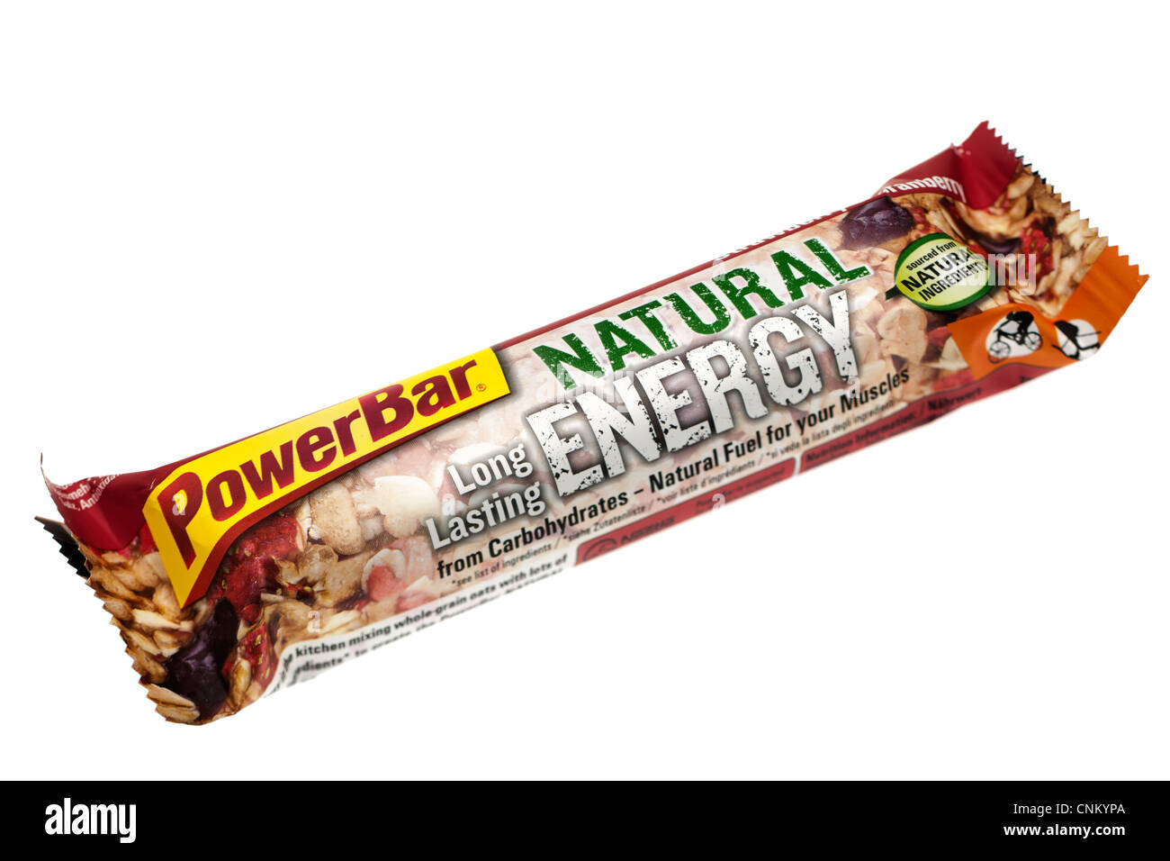 Power Bar from Nestle energy fruit and grain bar Stock Photo