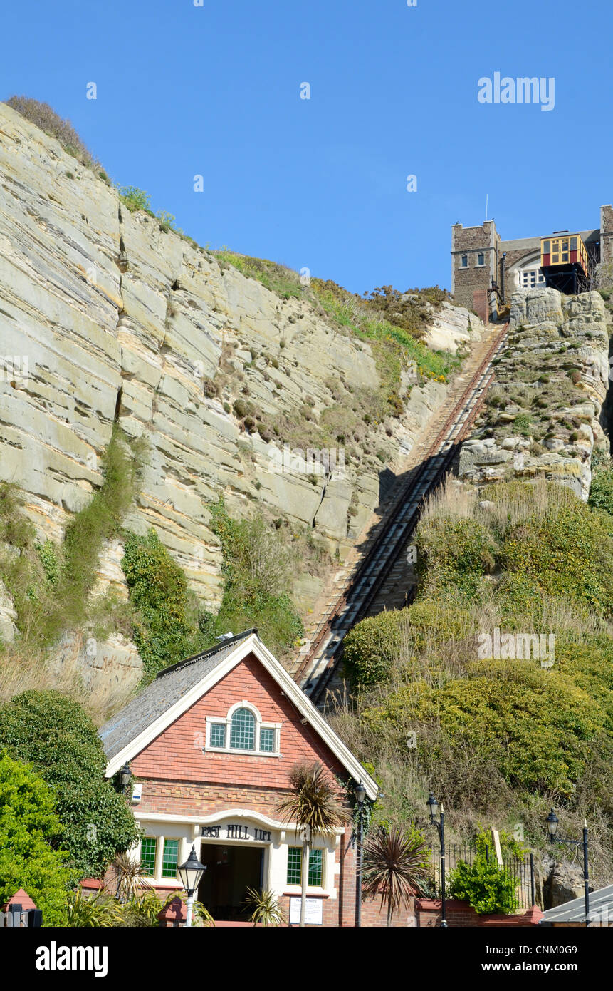 Hastings Cliff Lift, Sussex, UK Stock Photo Alamy
