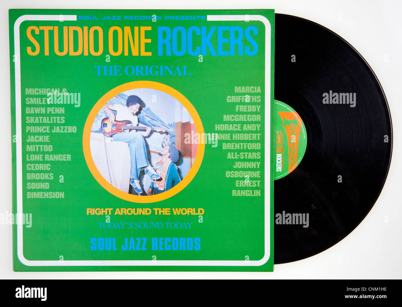 Cover of compilation album 'Studio One Rockers', released 2001 on Soul Jazz Records Stock Photo
