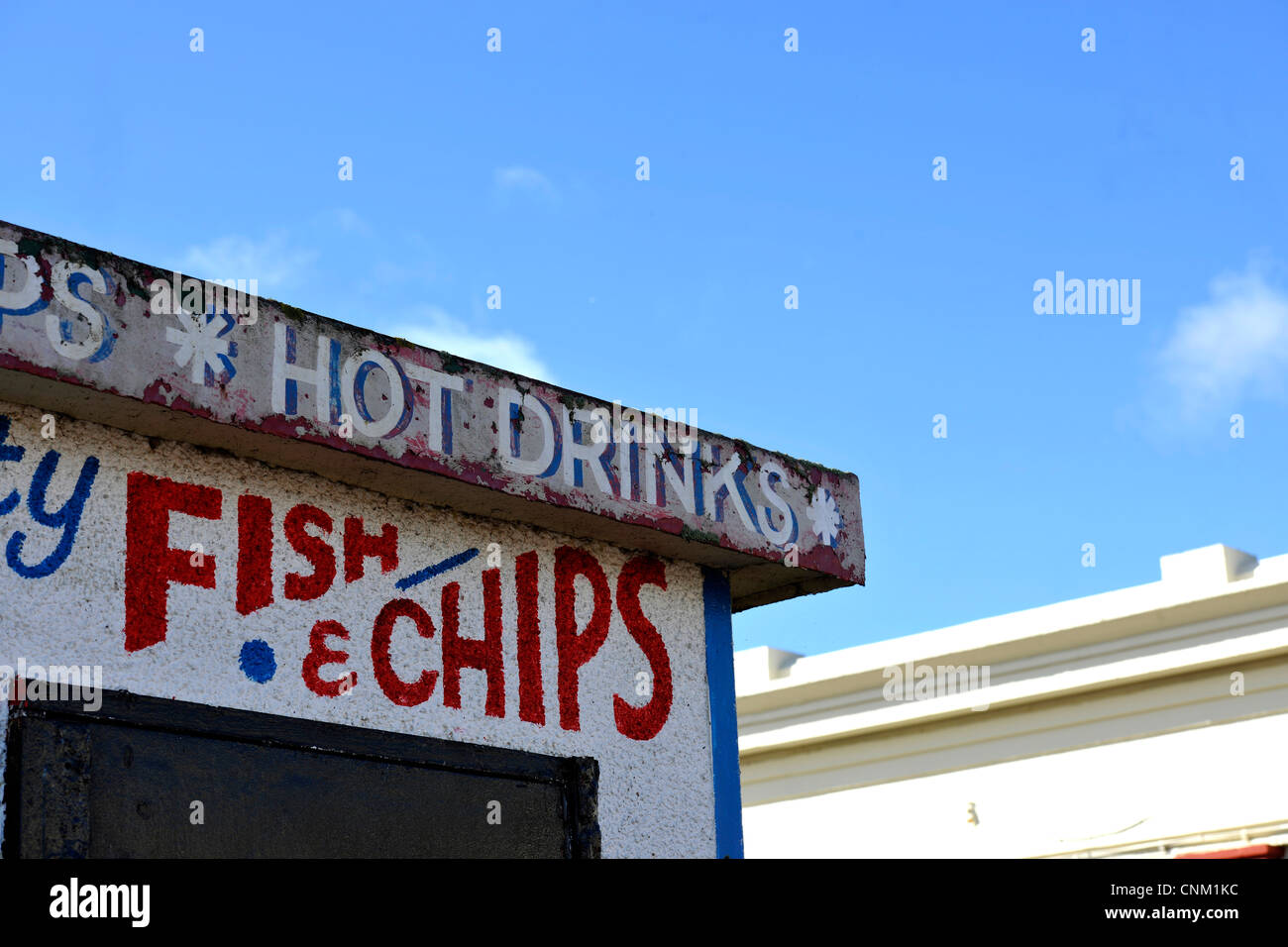Blue sign white letters hires stock photography and images Alamy