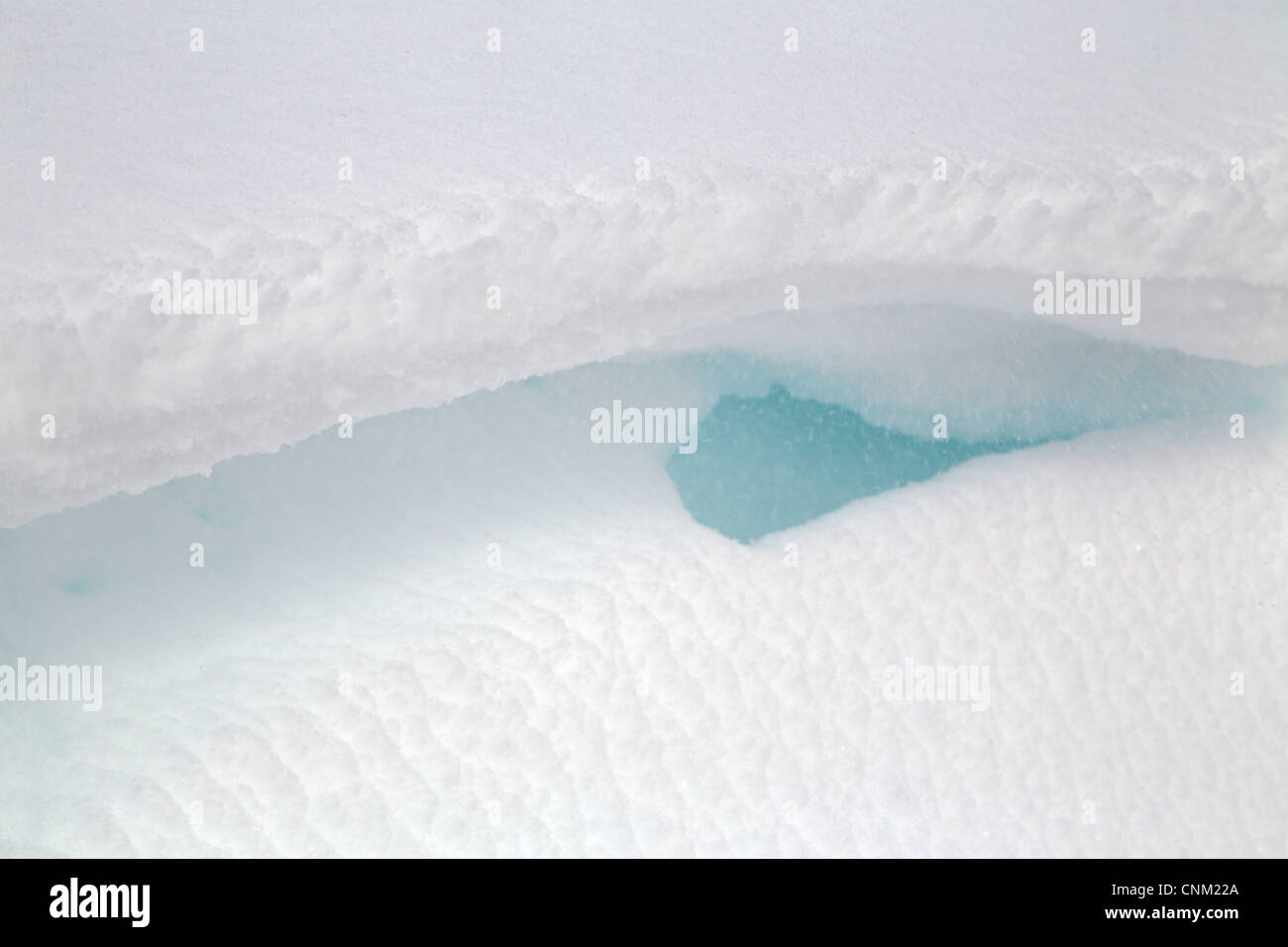 Snow Drift; Cairngorms; Scotland; UK Stock Photo
