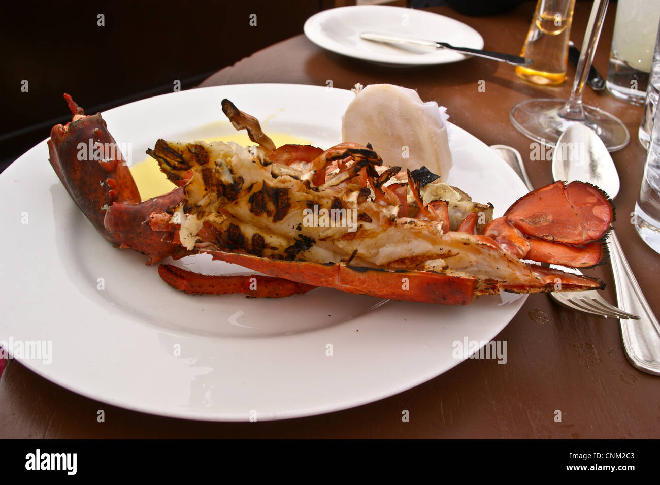 Grilled lobster at Friday Brunch at Park Hyatt Hotel, Dubai Creek