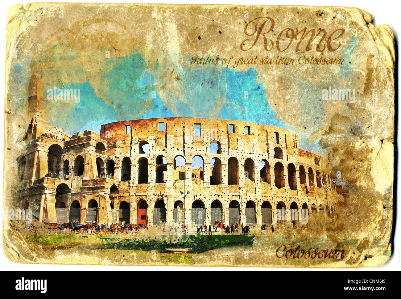 Vintage roma hi-res stock photography and images - Alamy