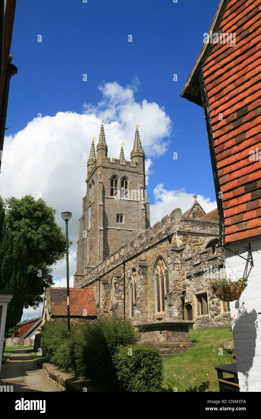 St Mildred's church Tenterden Kent England UK Stock Photo Alamy