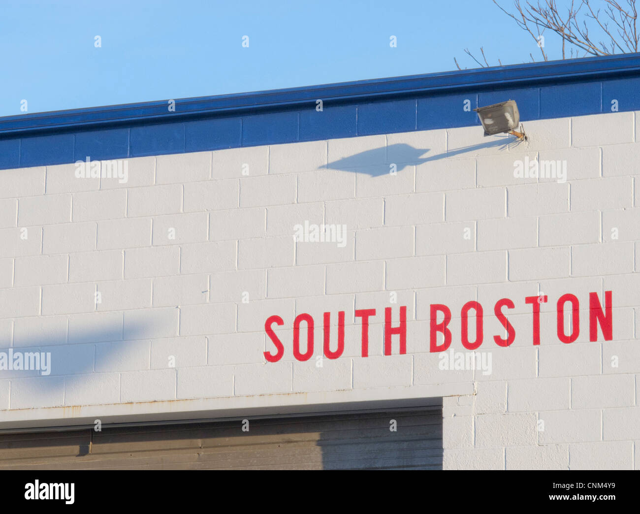 South Boston sign Stock Photo