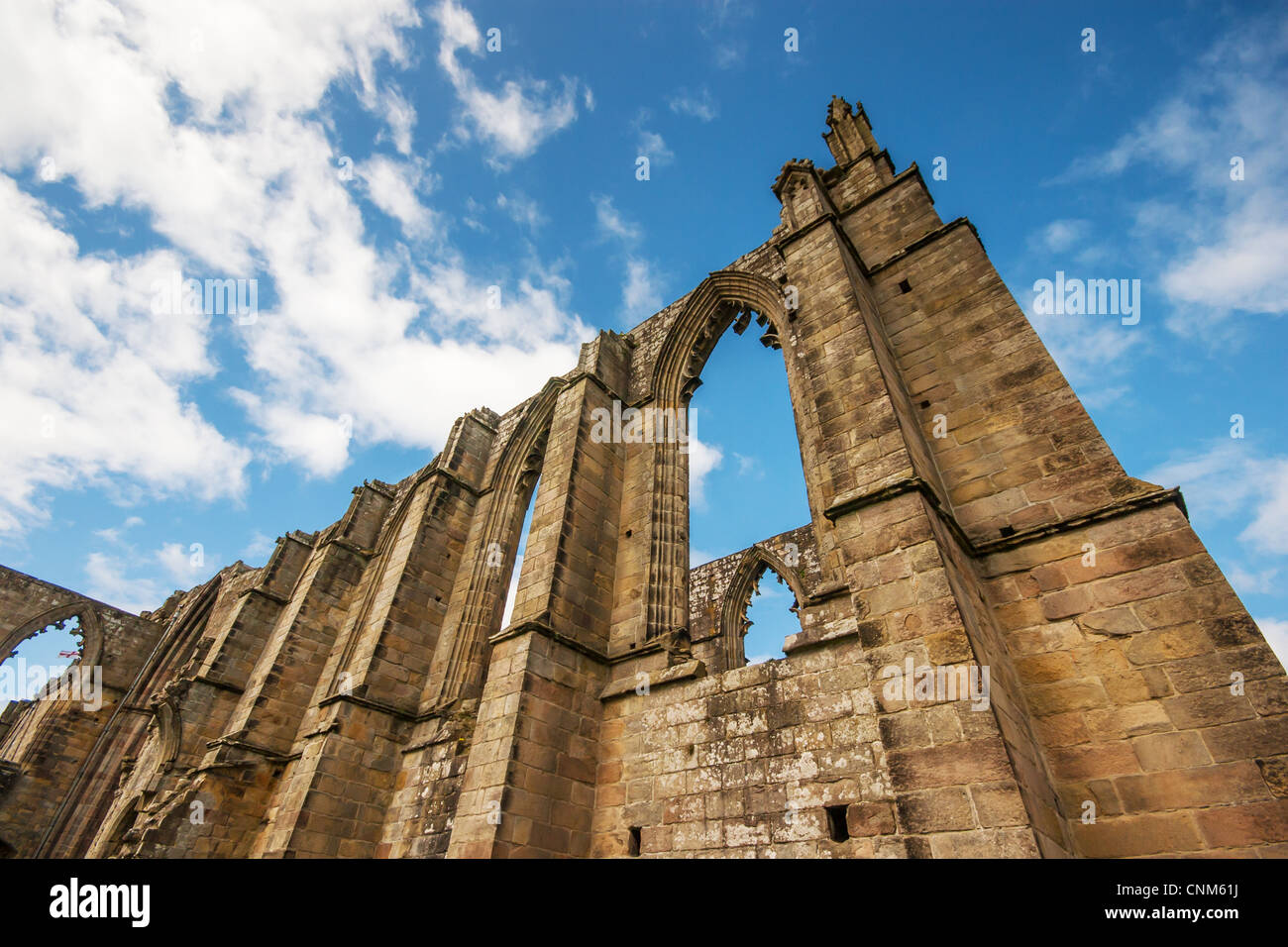 Ruins of the priory at Bolton Abbey, Wharfedale, North Yorkshire. Stock Photo