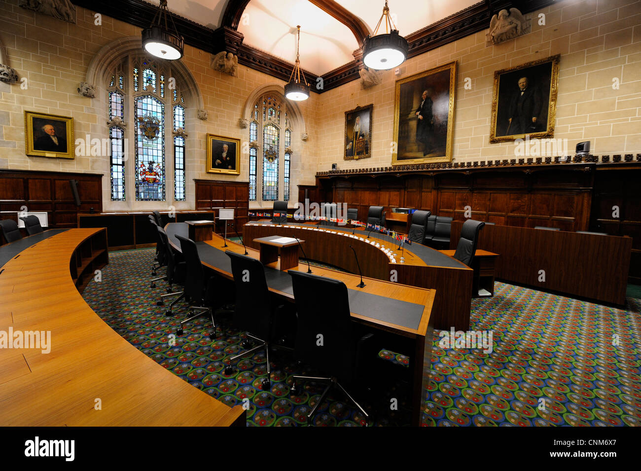 Interior views of The Supreme Court, Parliament Square, Westminster