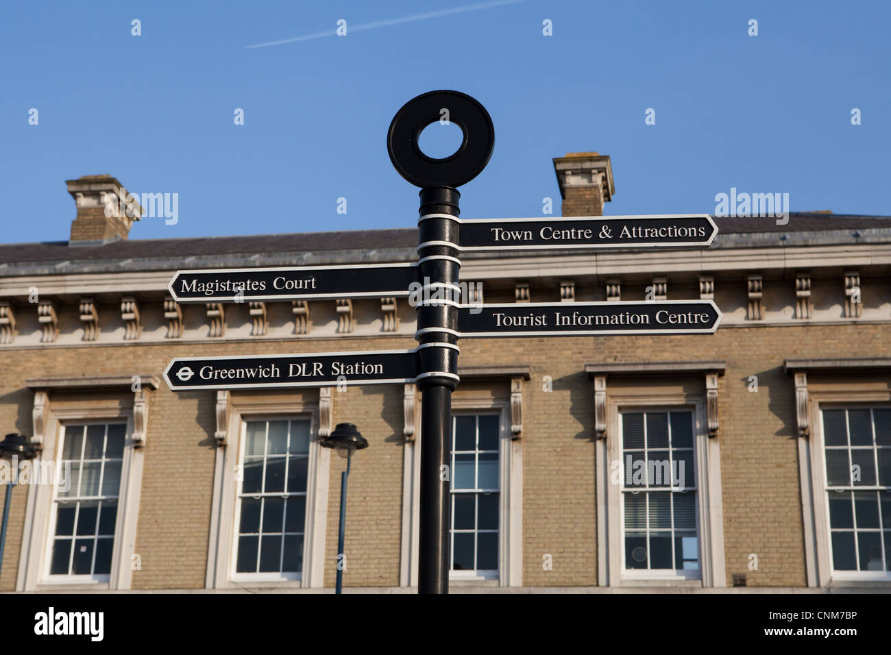 Greenwich railway station Stock Photo Alamy