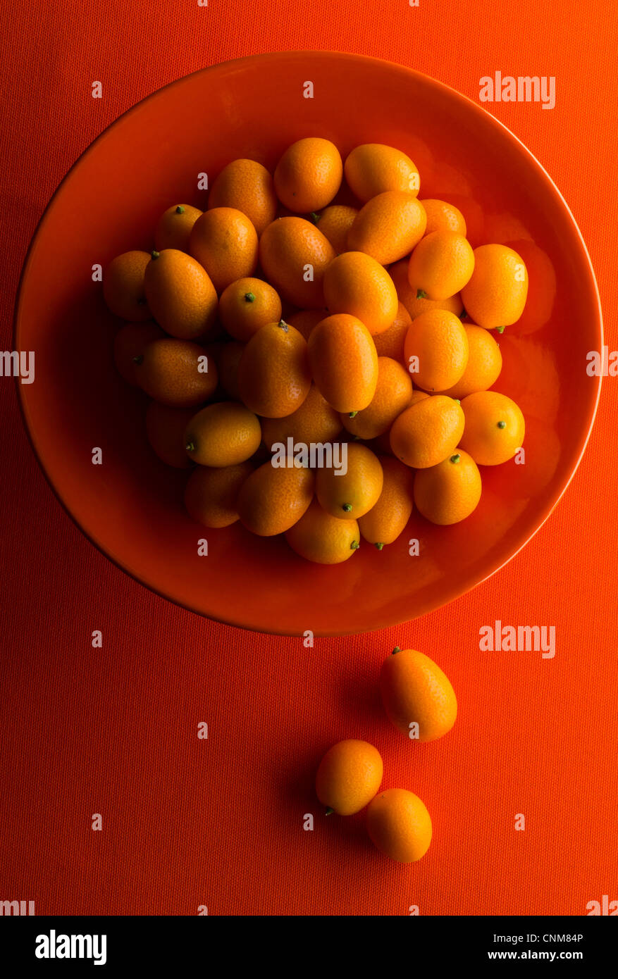 KUMQUATS IN A BOWL Stock Photo Alamy