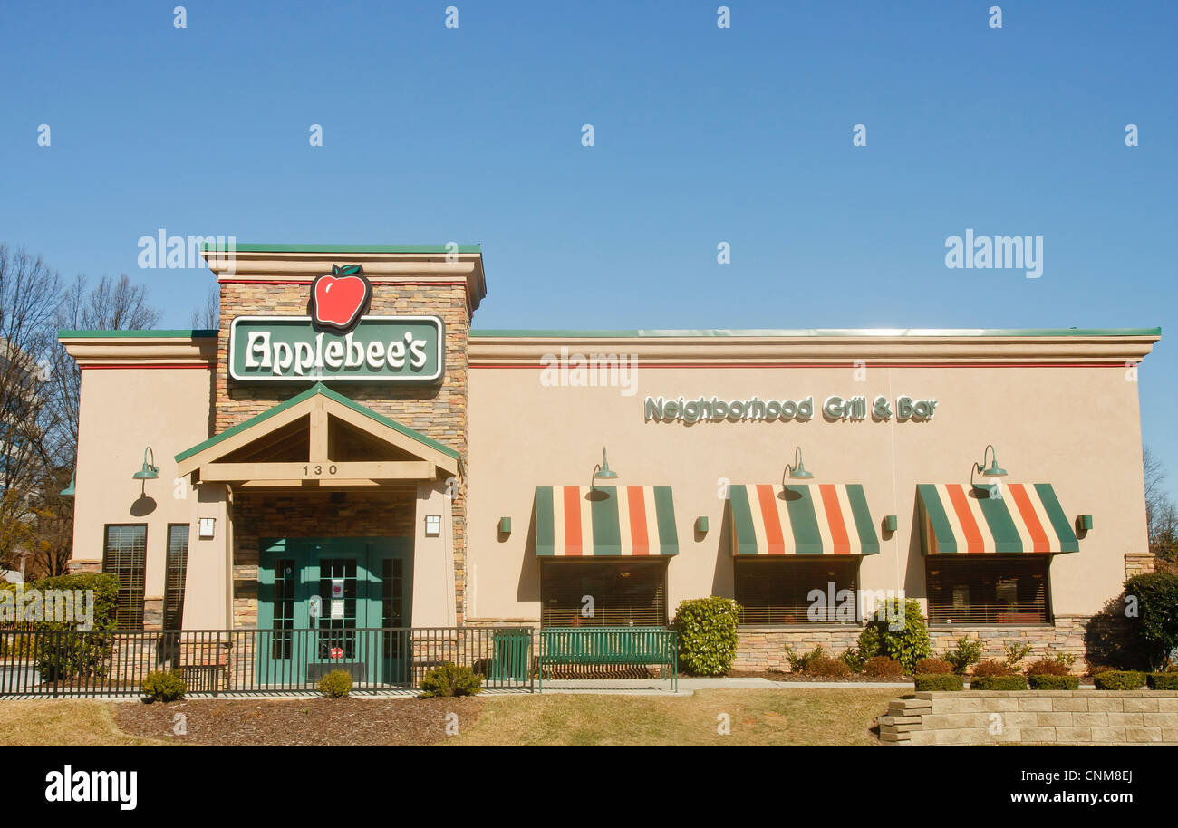 A neighborhood Applebee's restaurant Stock Photo Alamy