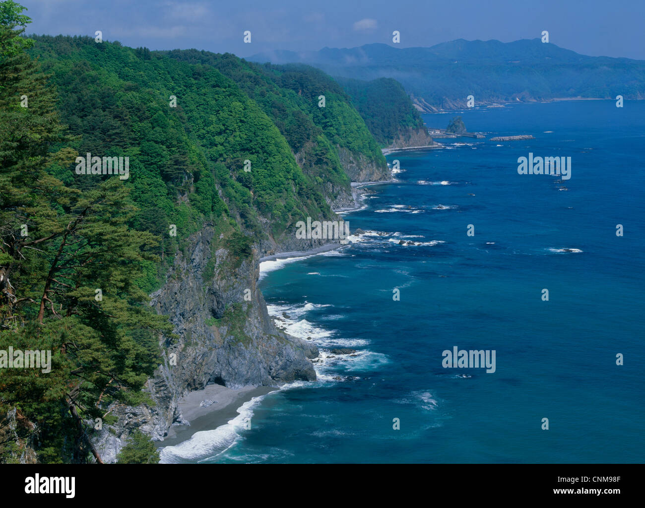 Unosu Cliff, Tanohata, Shimohei, Iwate, Japan Stock Photo Alamy