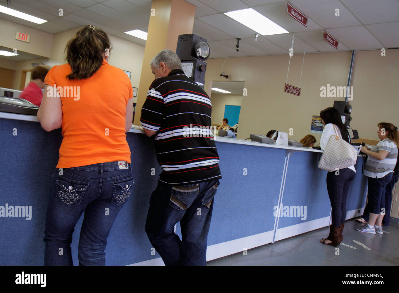 Driver License Service Center High Resolution Stock Photography and