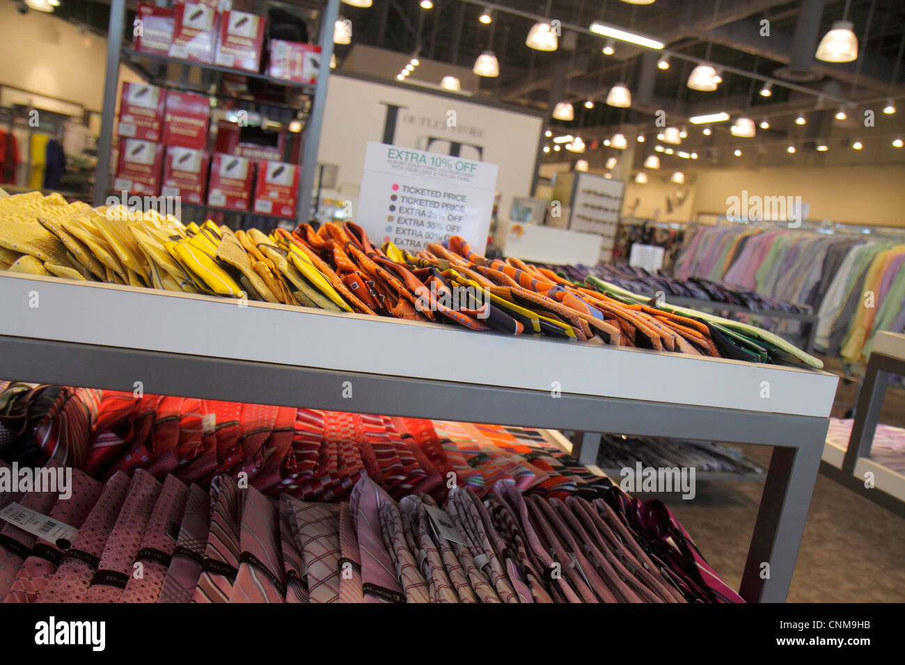 Miami Florida,Sweetwater,Dolphin mall,Lord & and Taylor Outlet Store,retail products,display