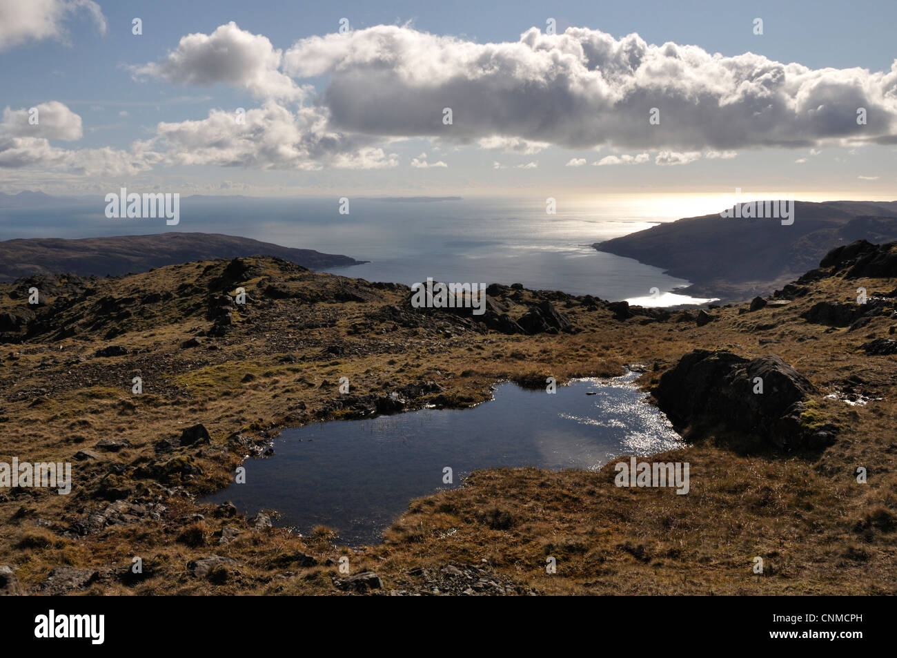 Loch Buie from Creach Bheinn, Mull, Scotland Stock Photo
