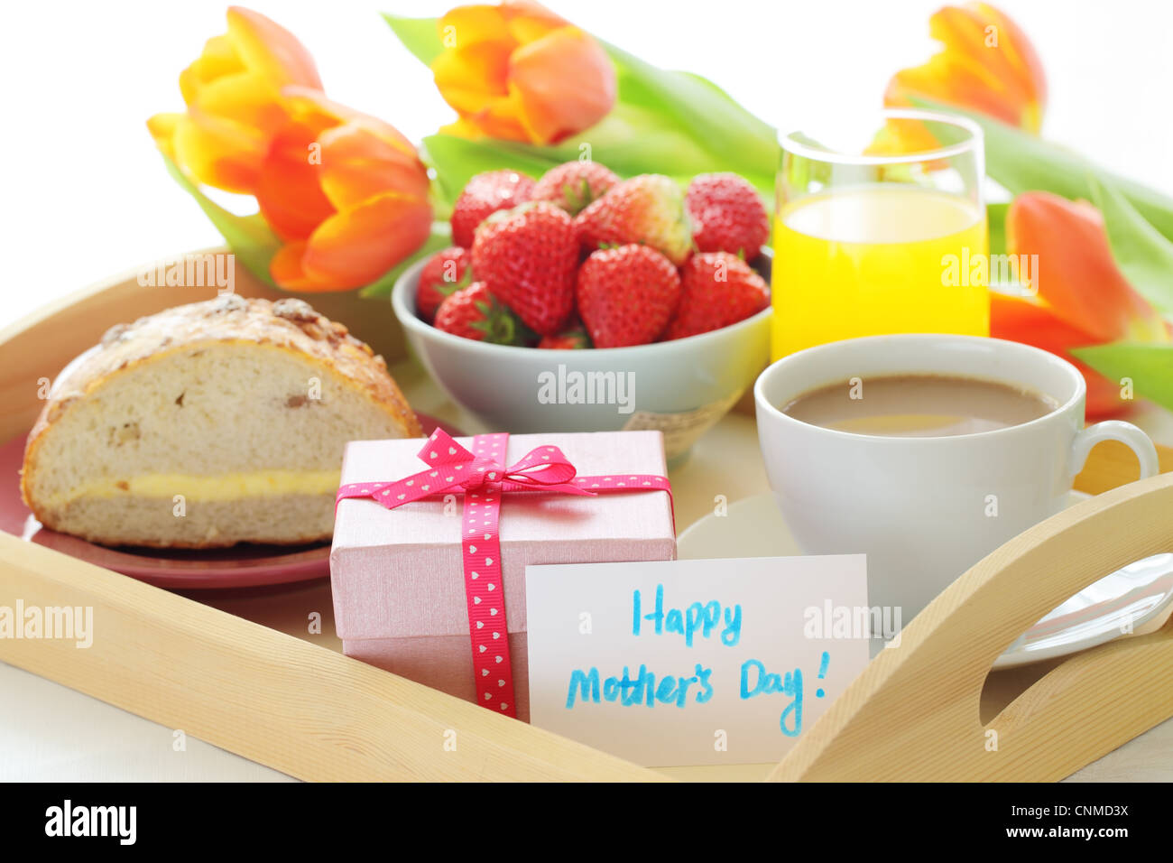 Mother's day breakfast Stock Photo Alamy