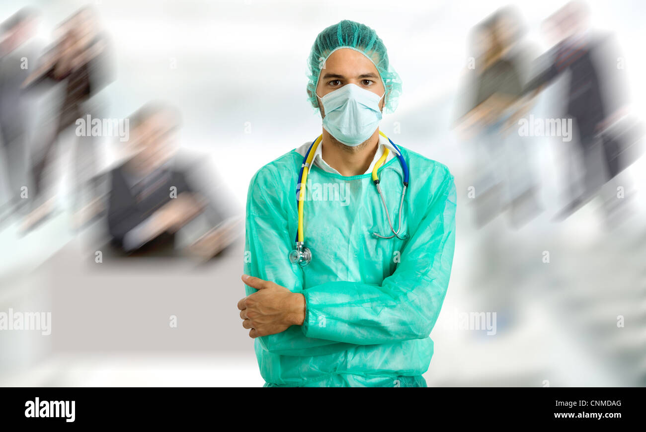 young male doctor at the hospital Stock Photo - Alamy