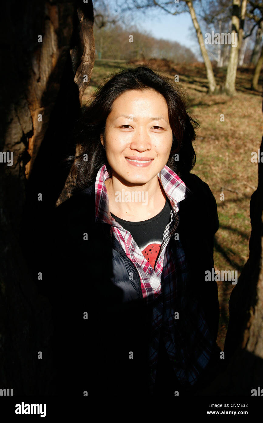 Portrait smiling asian woman looking at camera Stock Photo - Alamy