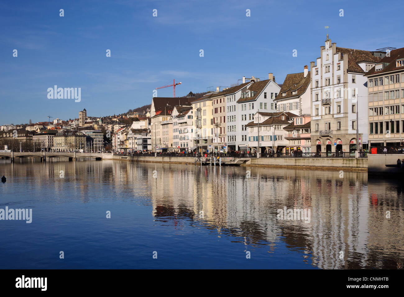 Zurich on the limmat hi-res stock photography and images - Alamy