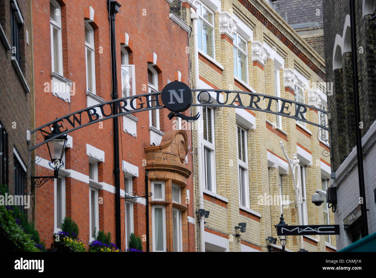Newburgh Quarter, Carnaby, London, UK Stock Photo