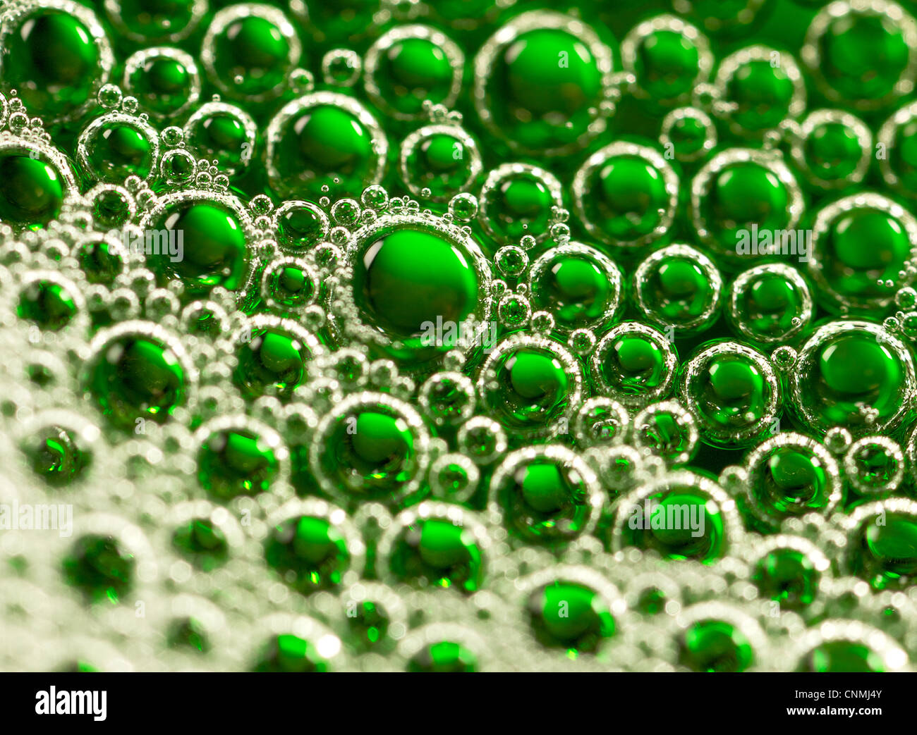 green soap scum Stock Photo