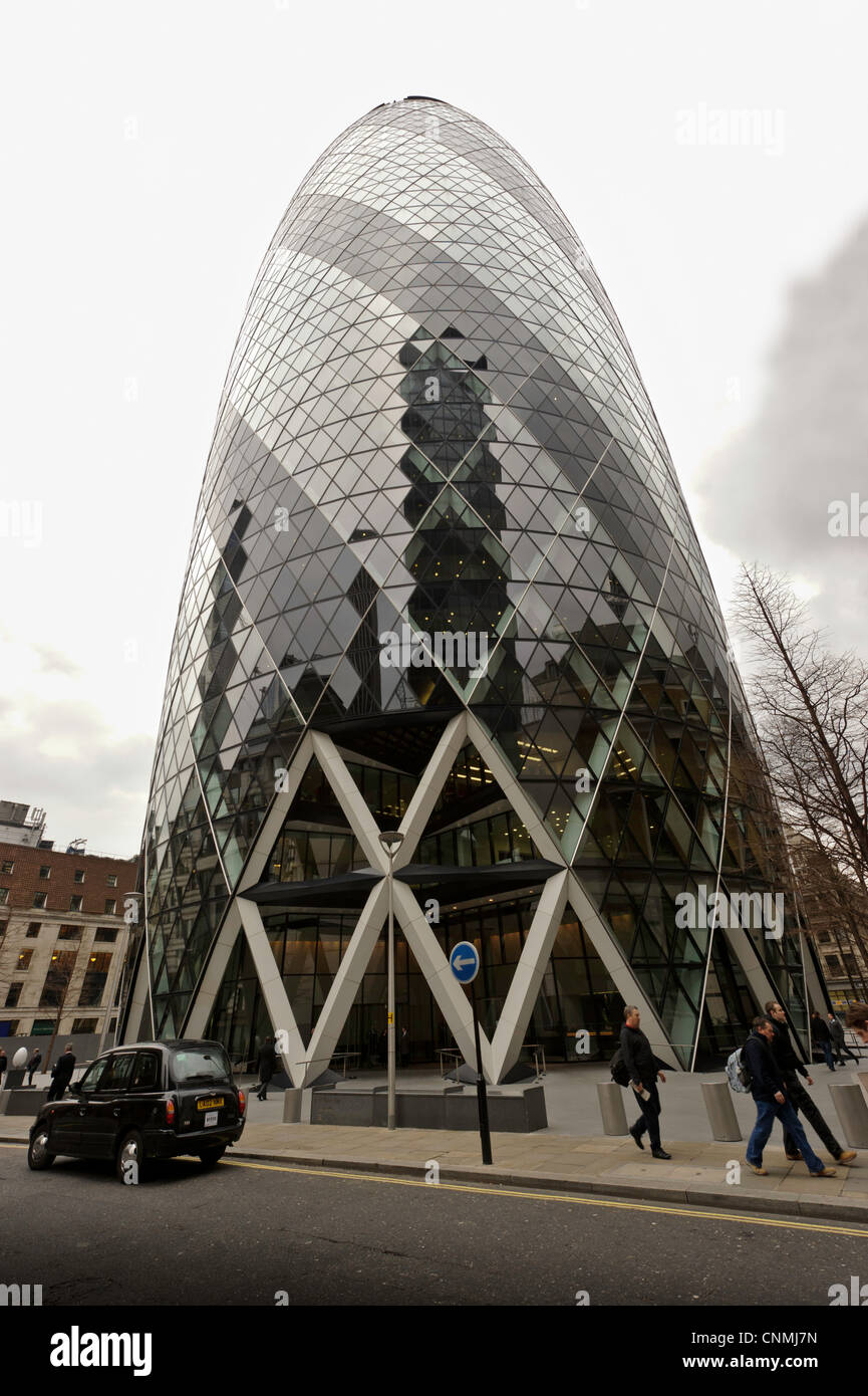 St Mary Axe, London, England Stock Photo Alamy