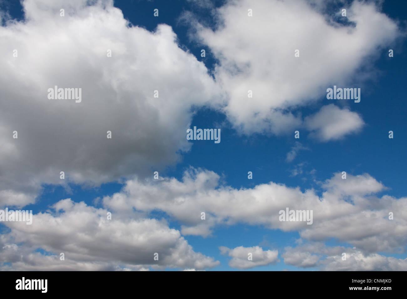 White clouds against blue sky Stock Photo - Alamy