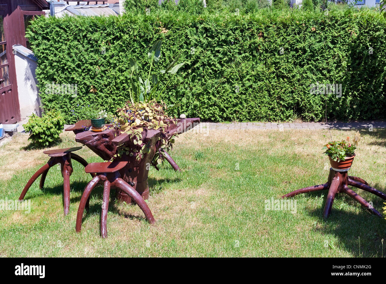 Chairs Breakfast Table Outdoors High Resolution Stock Photography And Images Alamy