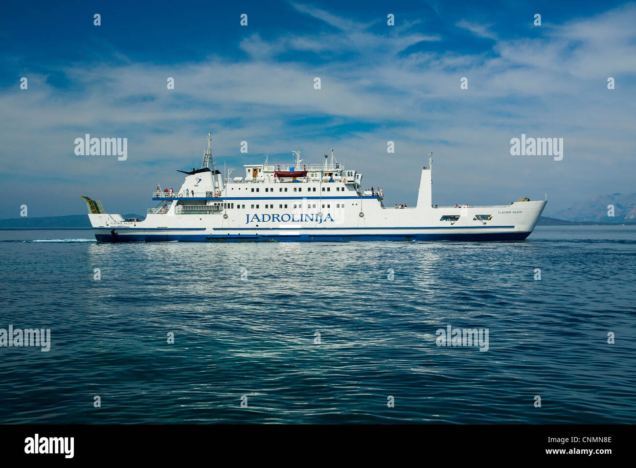 Vladimir Nazor ferryboat in Trpanj, Croatia Stock Photo - Alamy