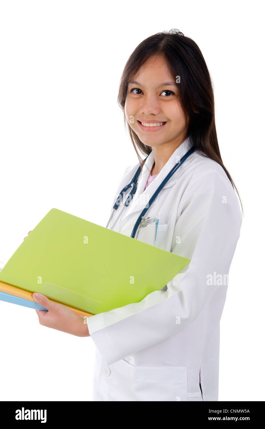 Asian Mixed Malay Race Medical Student Stock Photo Alamy