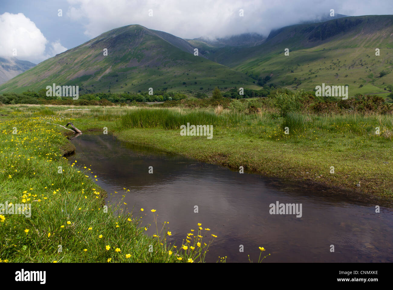 Photograph of Scafell in the Lake District National Park Stock Photo