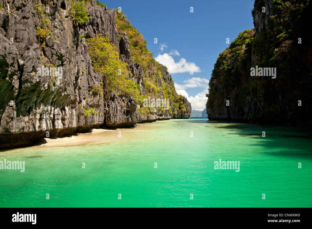 big lagoon of Miniloc Island, El Nido, Palawan, Philippines, Asia Stock Photo