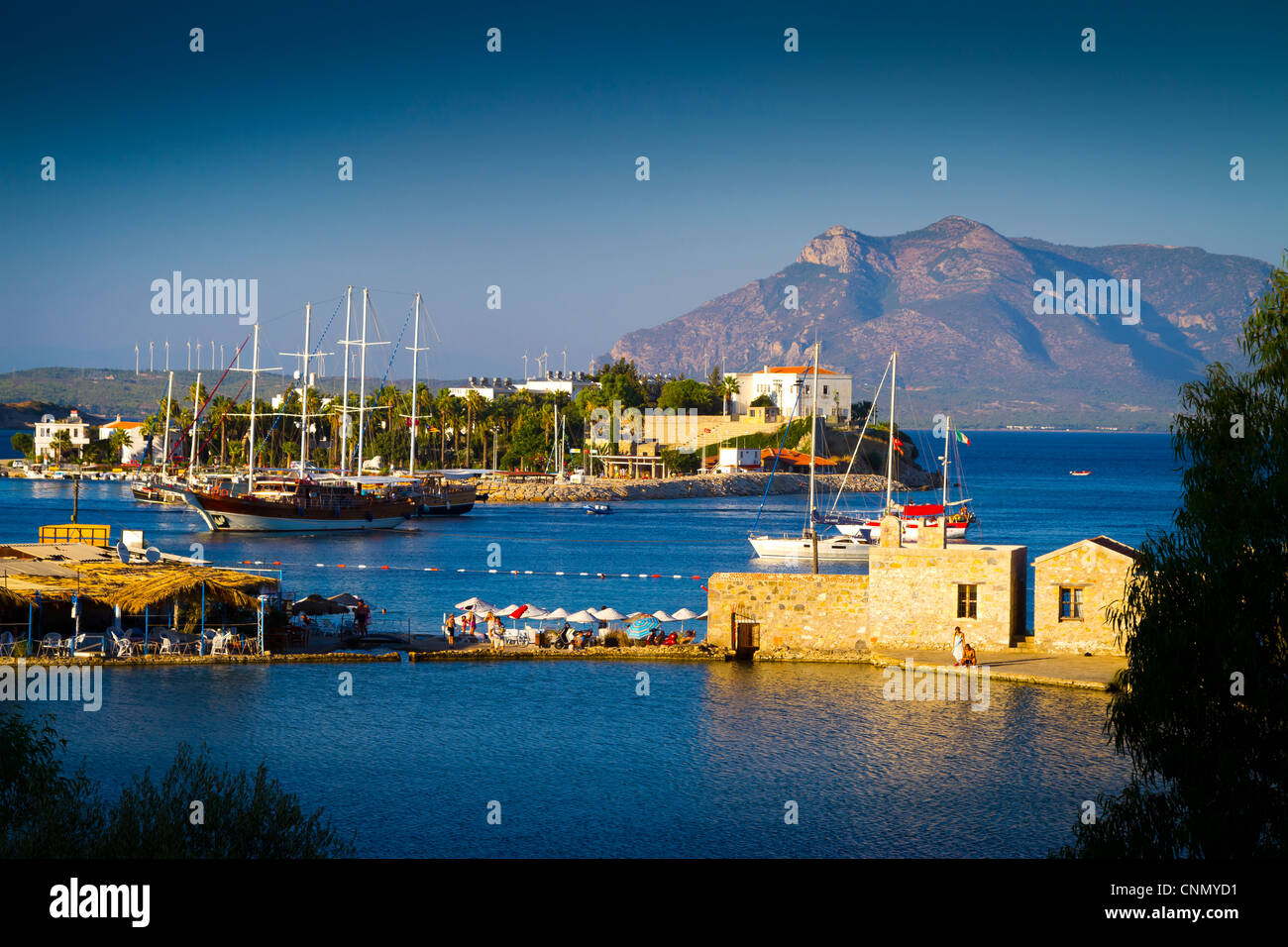 Harbour. Datca city. Datca peninsula, Mugla province, Anatolia, Turkey ...