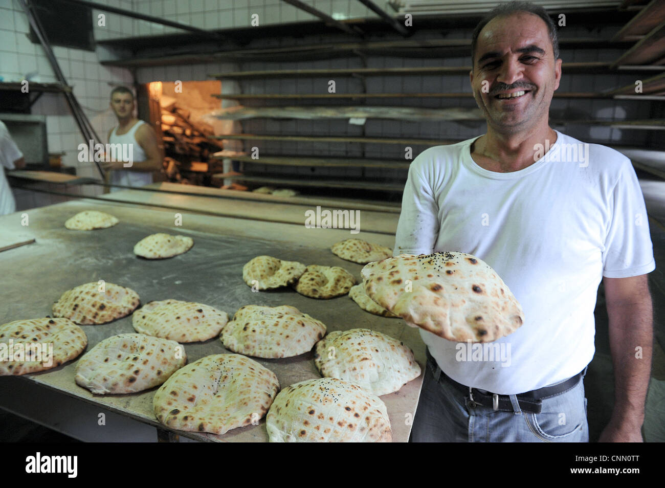 Bosnian flatbread called lepina or somun Stock Photo - Alamy