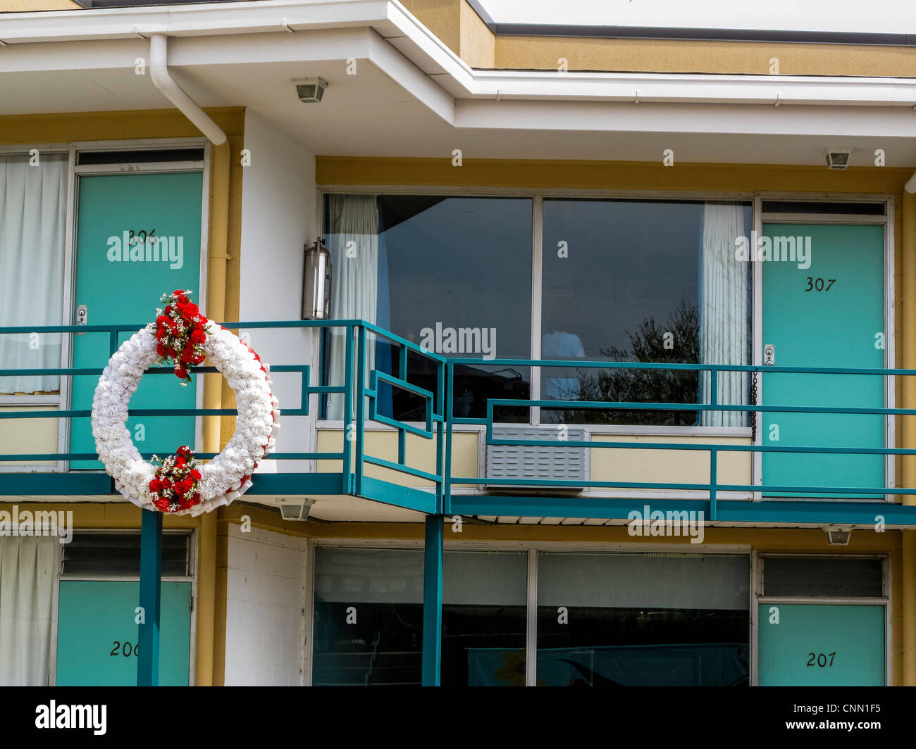 The National Civil Rights Museum at the Lorraine Motel in Memphis where Dr Martin Luther King Jr was killed in April 1968 Stock Photo