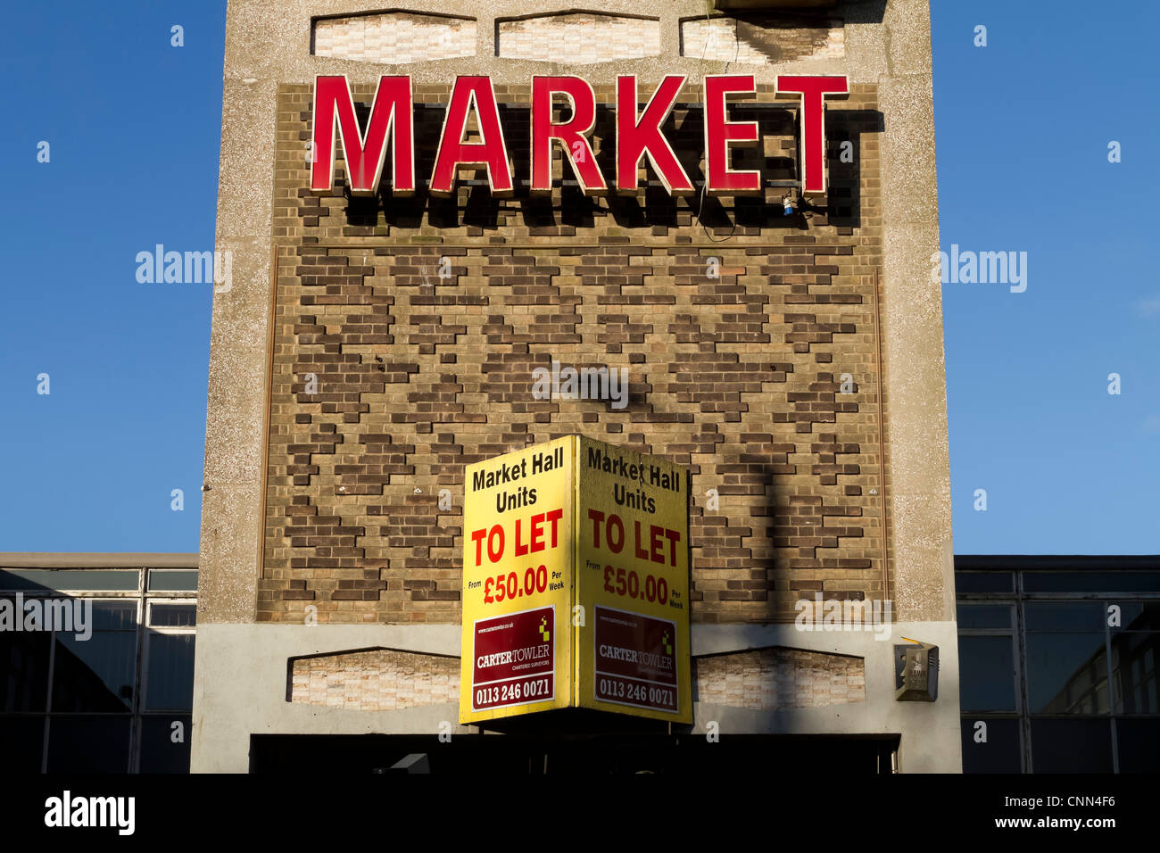 Shipley Market Clock Tower, built in the 1960s Stock Photo Alamy