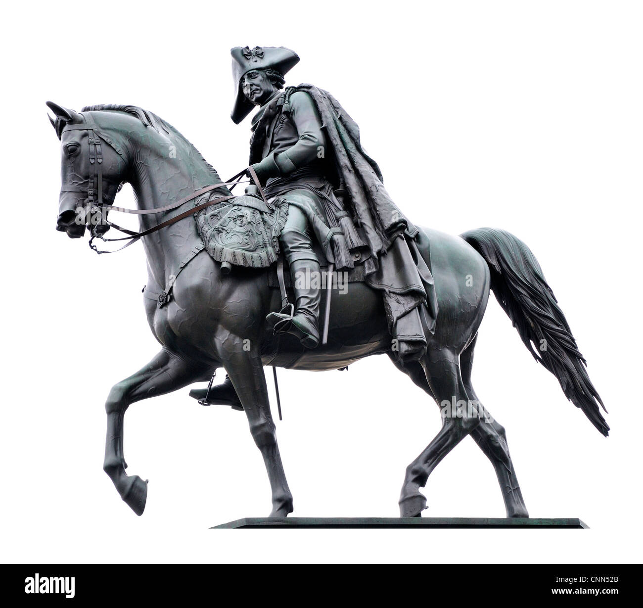Berlin Germany Equestrian Statue 1851 Christian Daniel Rauch Of Frederick The Great On Conde Horse In Unter Den Linden Stock Photo Alamy