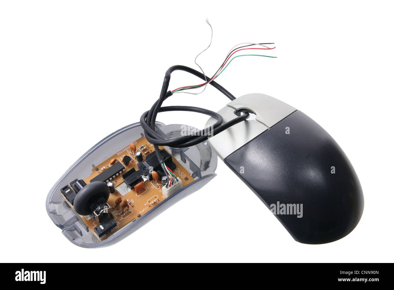 Broken Computer Mouse Stock Photo Alamy